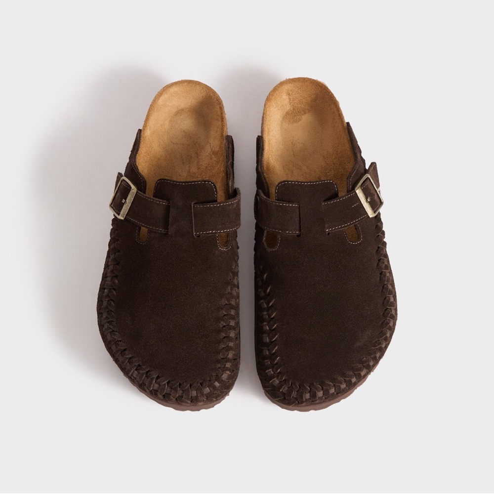 Birkenstock x Kith Boston Braided Suede